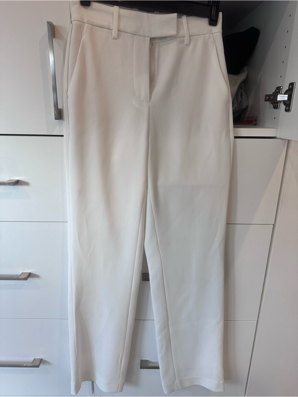 Babaton Cream Straight-Leg Trousers